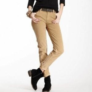 Lucky Brand Sofia Skinny corduroy pants tan - 10